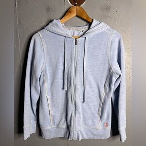 Tommy Bahama Tobago Full zip hoodie in light sky color.  Size Medium.